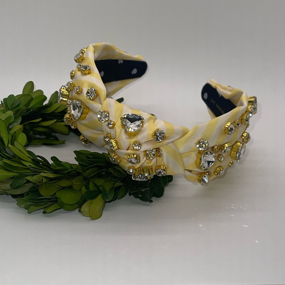 Lele Sadoughi x Stoney Clover Lane ‘Sunflower’ crystal embellished headband. - Picture 1 of 4